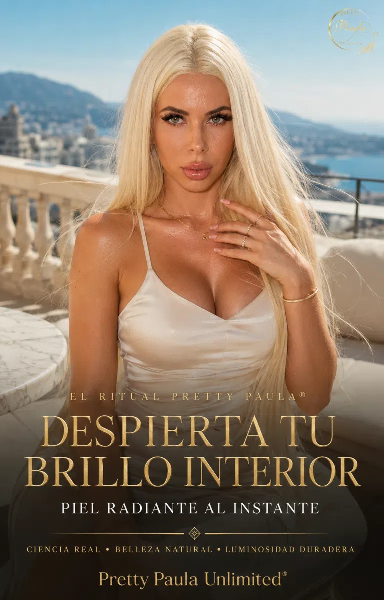 Despierta Tu Brillo Interior premium beauty and anti aging guide by Pretty Paula for radiant skin and healthy lifestyle